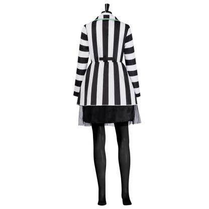 Beetlejuice Adult Kids Blazer Dress Costume For Girl Women