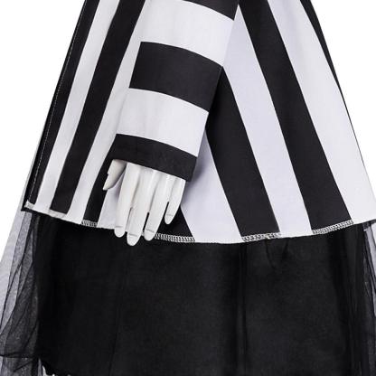 Beetlejuice Adult Kids Blazer Dress Costume For Girl Women