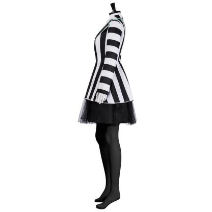 Beetlejuice Adult Kids Blazer Dress Costume For Girl Women