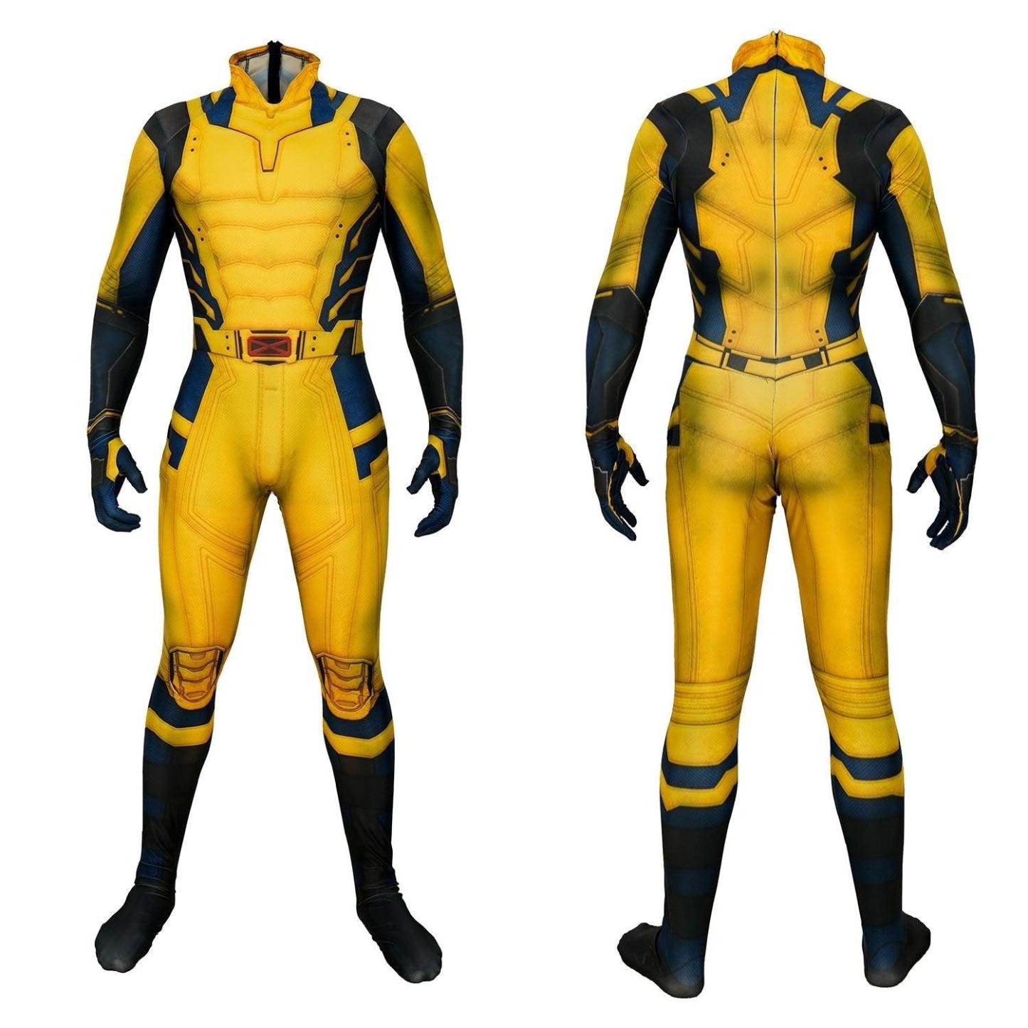 Deadpool 3 Wolverine Logan James Howlett Cosplay Jumpsuit Costume for Adults & Kids