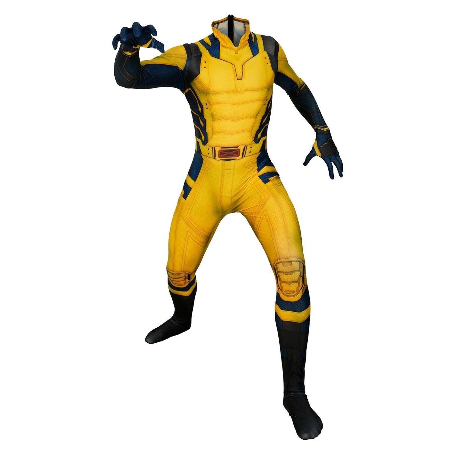 Deadpool 3 Wolverine Logan James Howlett Cosplay Jumpsuit Costume for Adults & Kids