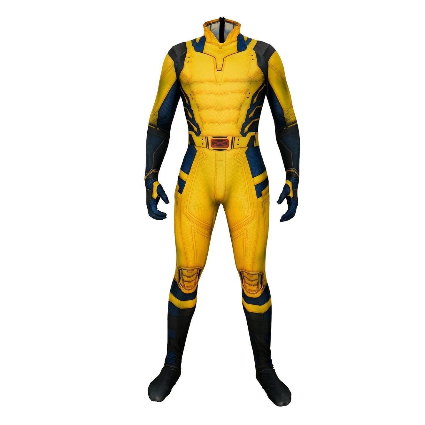 Deadpool 3 Wolverine Logan James Howlett Cosplay Jumpsuit Costume for Adults & Kids