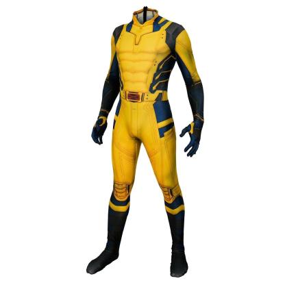 Deadpool 3 Wolverine Logan James Howlett Cosplay Jumpsuit Costume for Adults & Kids