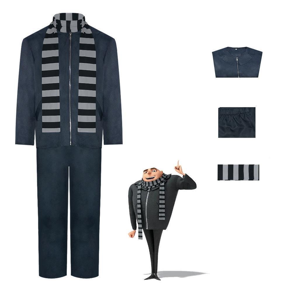 Deluxe Despicable Me Gru Costume for Men Adult Party Halloween
