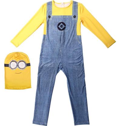 Despicable Me Minion Costume Cosplay Masquerade Party Halloween Full Set