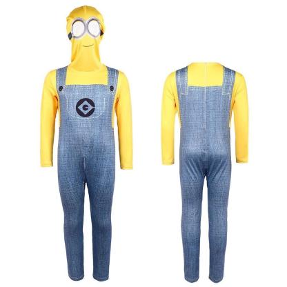 Despicable Me Minion Costume Cosplay Halloween Masquerade Party Halloween Full Set
