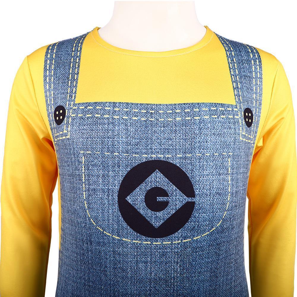 Despicable Me Minion Costume Cosplay Masquerade Party Halloween Full Set