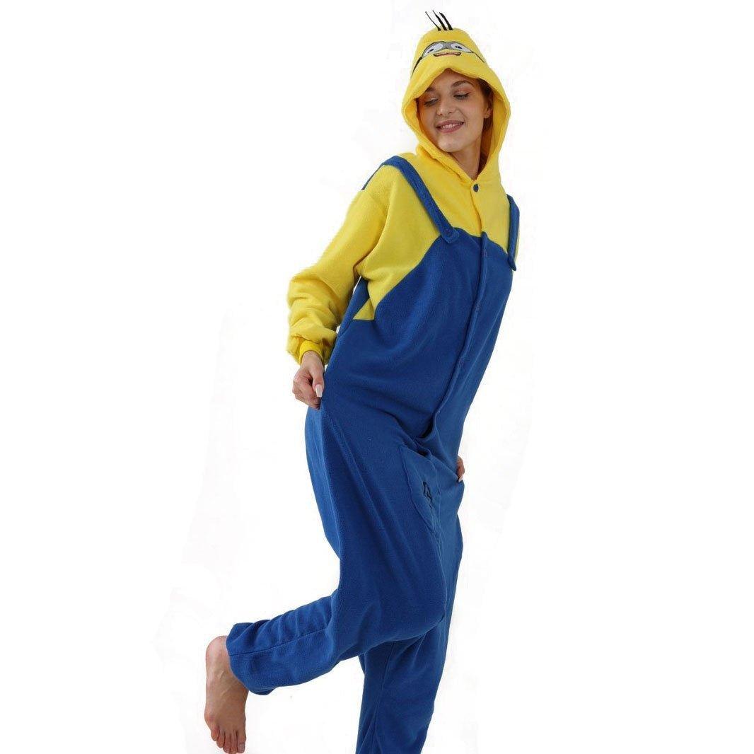 Despicable Me Minions Group Onesies Costume kigurumi Onesies Party For Adult