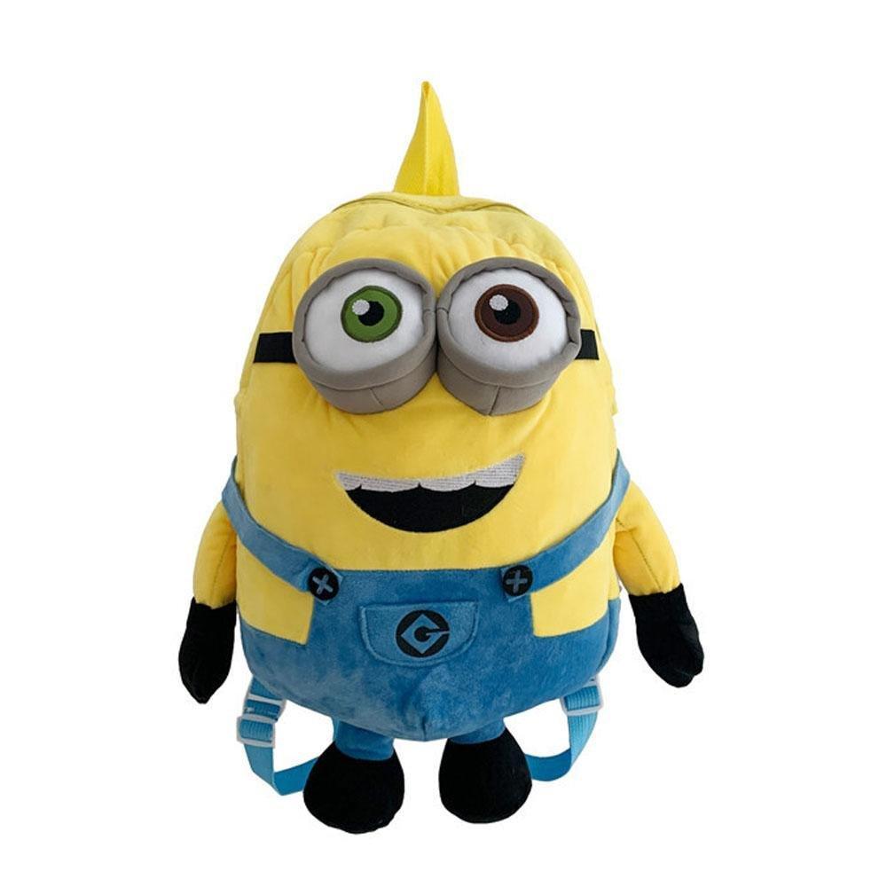 Despicable Me Minions Plush school bag large capacity student cartoon backpack