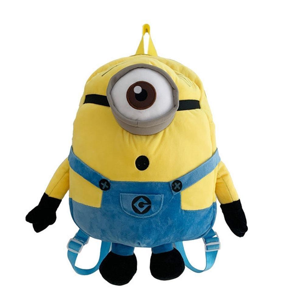 Despicable Me Minions Plush school bag large capacity student cartoon backpack