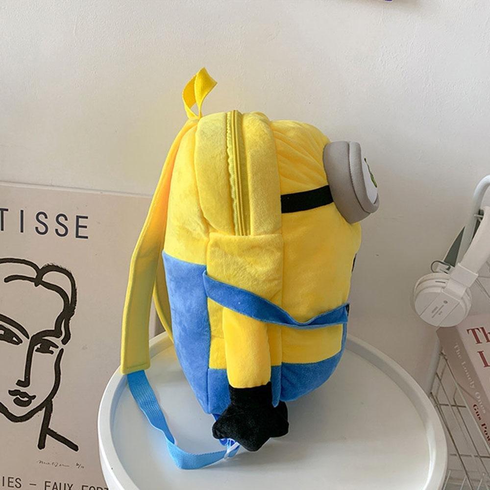 Despicable Me Minions Plush school bag large capacity student cartoon backpack