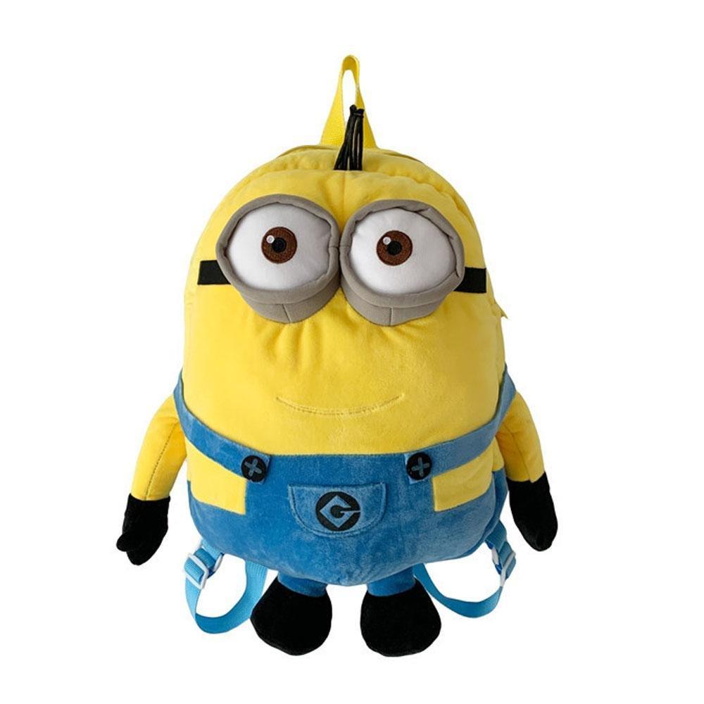 Despicable Me Minions Plush school bag large capacity student cartoon backpack