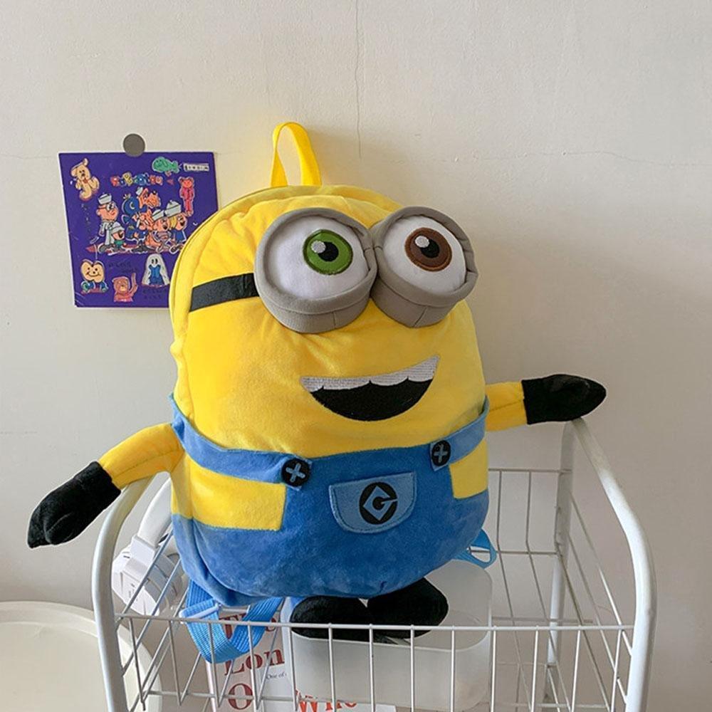 Despicable Me Minions Plush school bag large capacity student cartoon backpack
