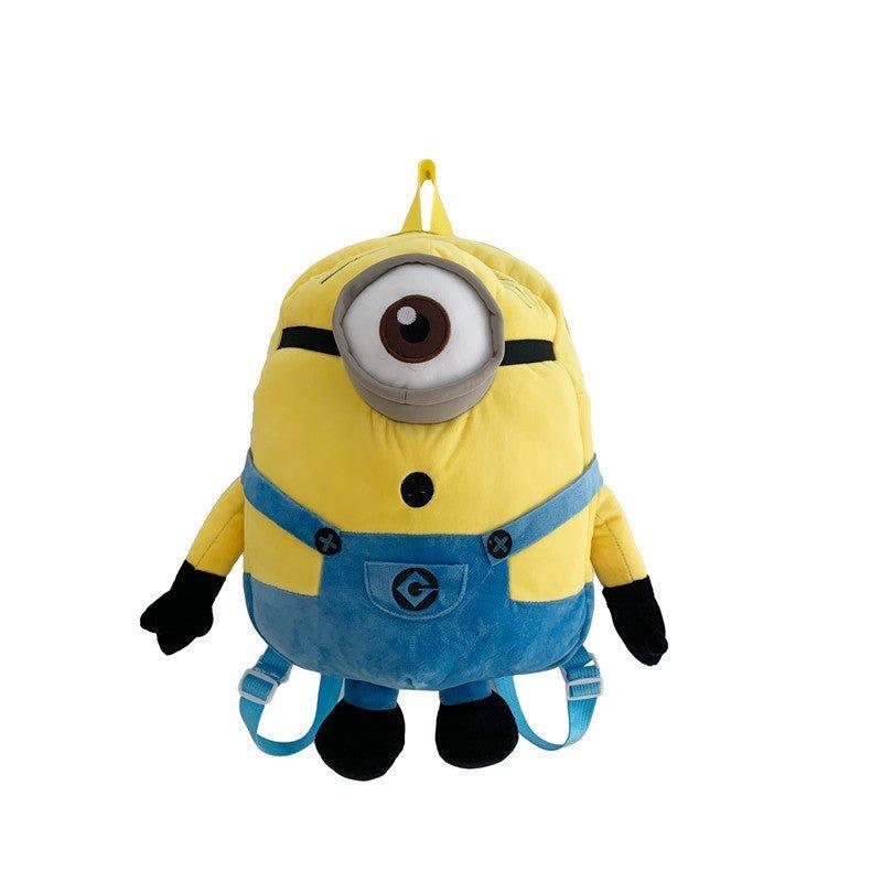 Despicable Me Minions Plush school bag large capacity student cartoon backpack