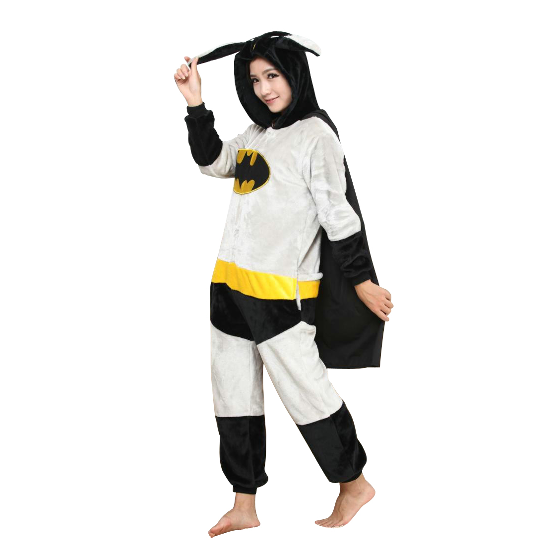 Superhero Batman Kigurumi Cosplay Onesies Pajama Costume
