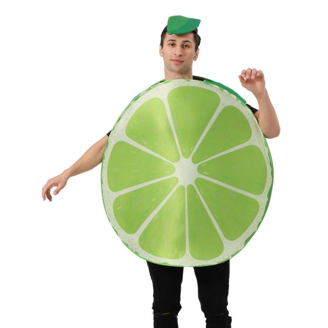 Fruit lime Costume Outfits Party Carnival Halloween Cosplay
