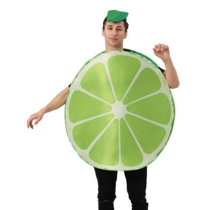 Fruit lime Costume Outfits Party Carnival Halloween Cosplay