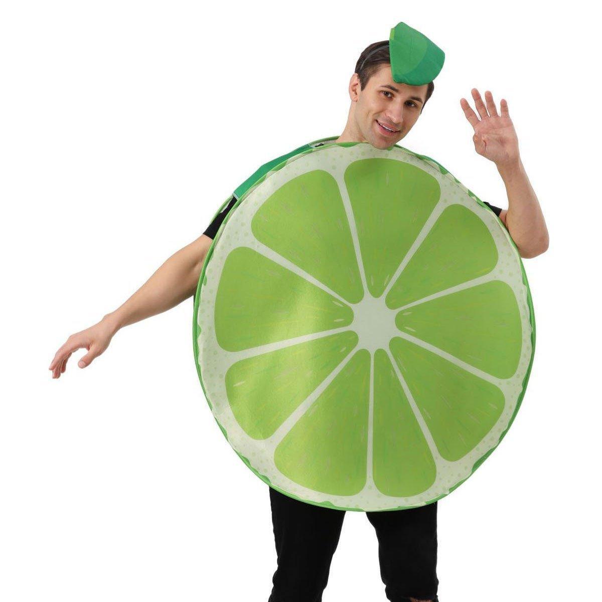 Fruit lime Costume Outfits Party Carnival Halloween Cosplay