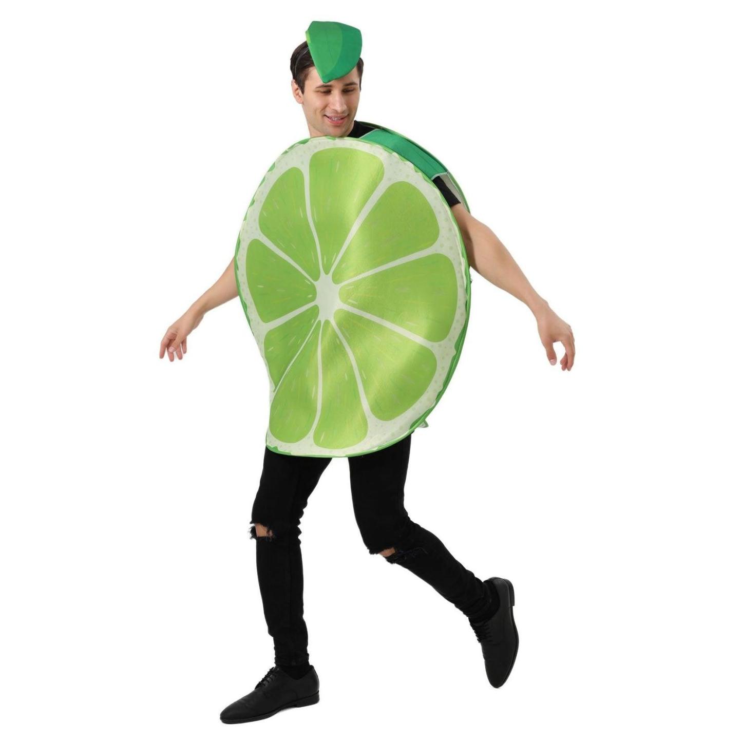 Fruit lime Costume Outfits Party Carnival Halloween Cosplay