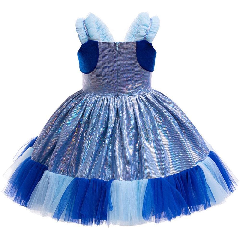 Girls' Bluey Princess Tutu Dress Costume Cartoon Print Cosplay for Kids