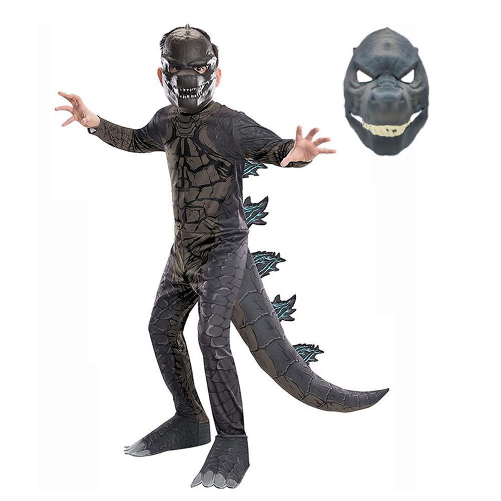 Fire Godzilla Kids Costume Halloween Cosplay