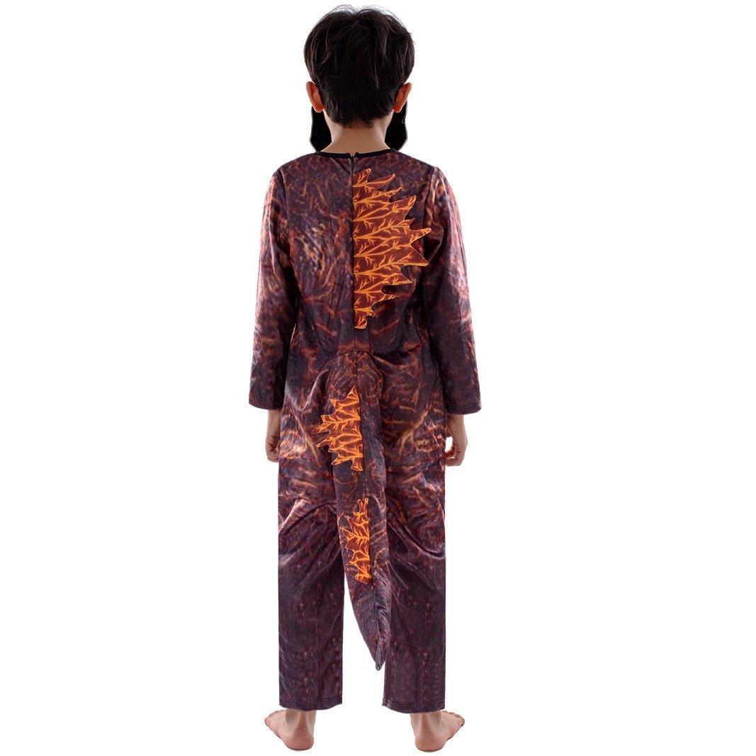 Fire Godzilla Kids Costume Halloween Cosplay
