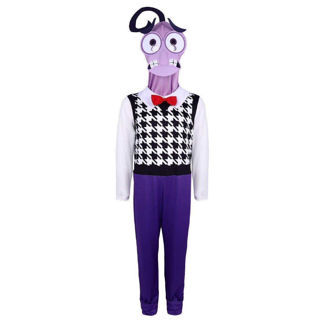 Inside Out 2 Fear Costume Stage Performance Halloween Outfit for Kids and Adults