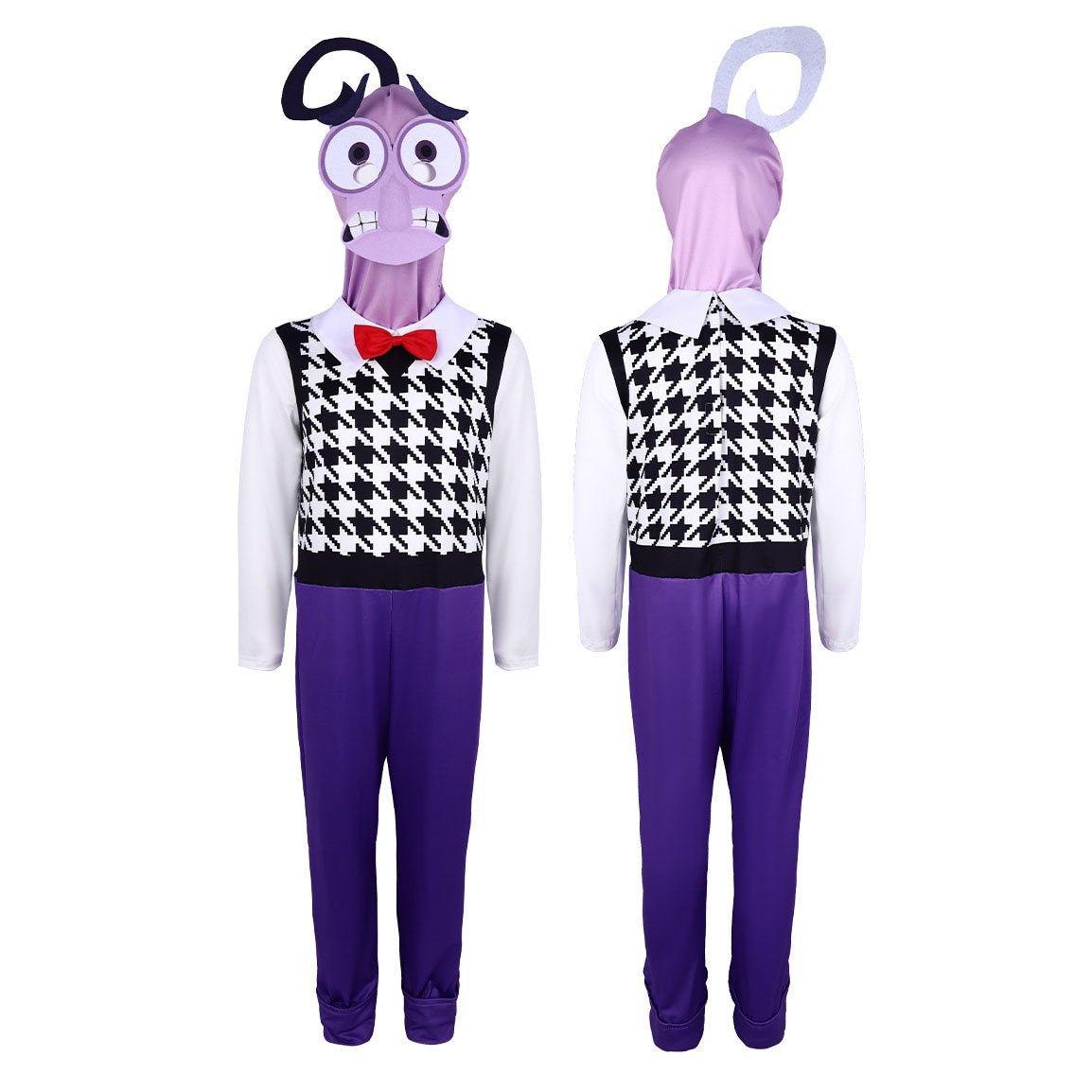 Inside Out 2 Fear Costume Stage Performance Halloween Outfit for Kids and Adults