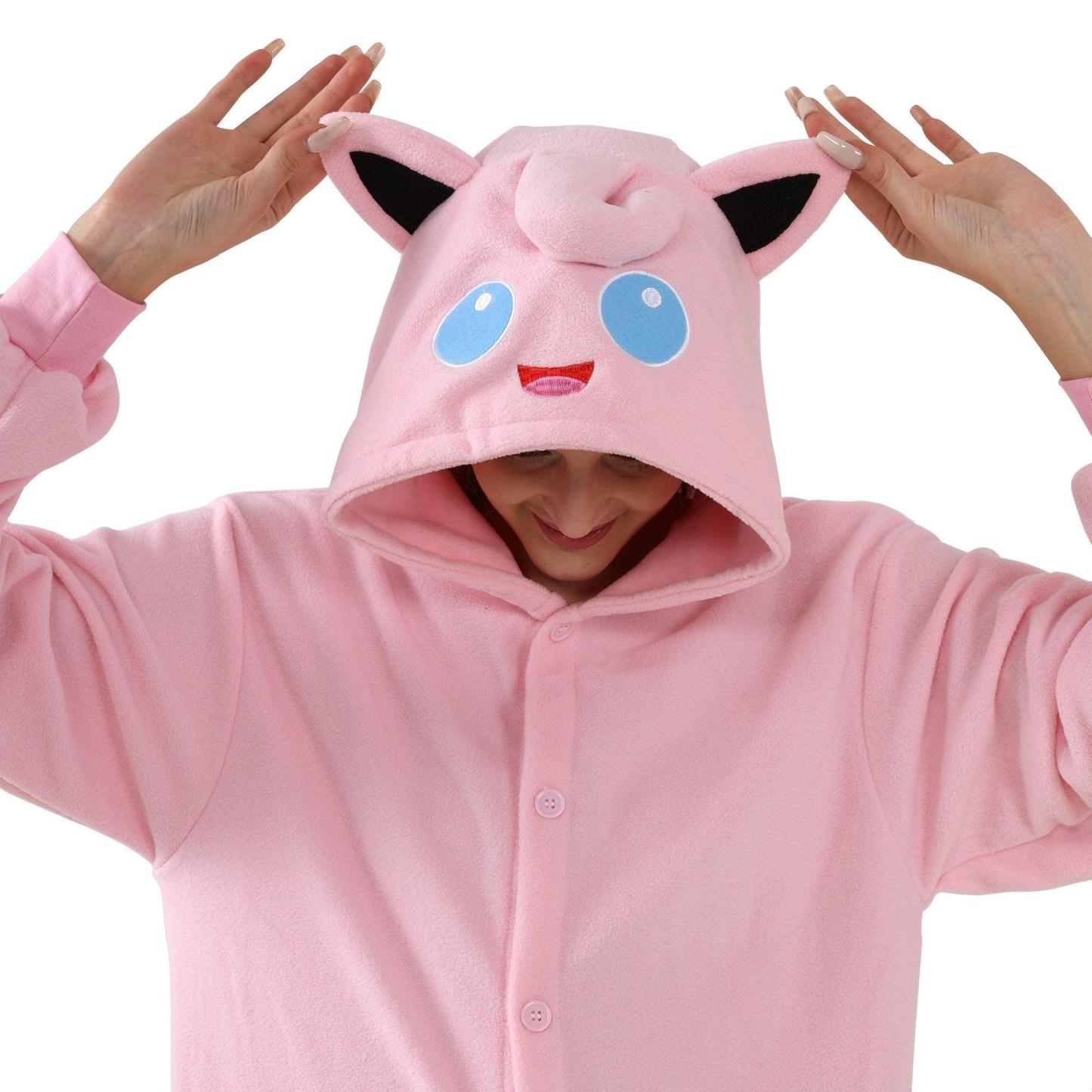 Jigglypuff Kigurumi Onesies Anime Pokemon Pajamas Pyjamas Costume Halloween