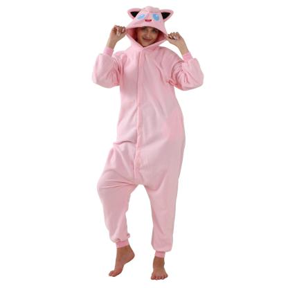 Jigglypuff Kigurumi Onesies Anime Pokemon Pajamas Pyjamas Costume Halloween