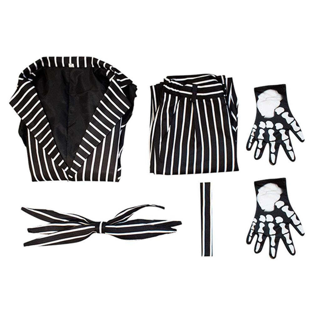 Jack Skellington Couples Costume Halloween Outfits Party Carnival Cosplay