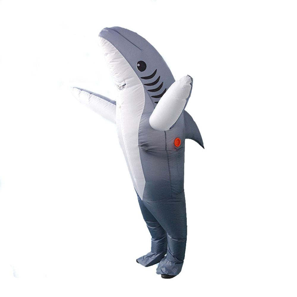 Funny inflatable shark costume Halloween Party for Adult Kids