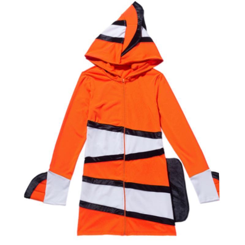 Halloween Ocean Theme Party Clown Fish Cosolay Matching Outfits Costumes