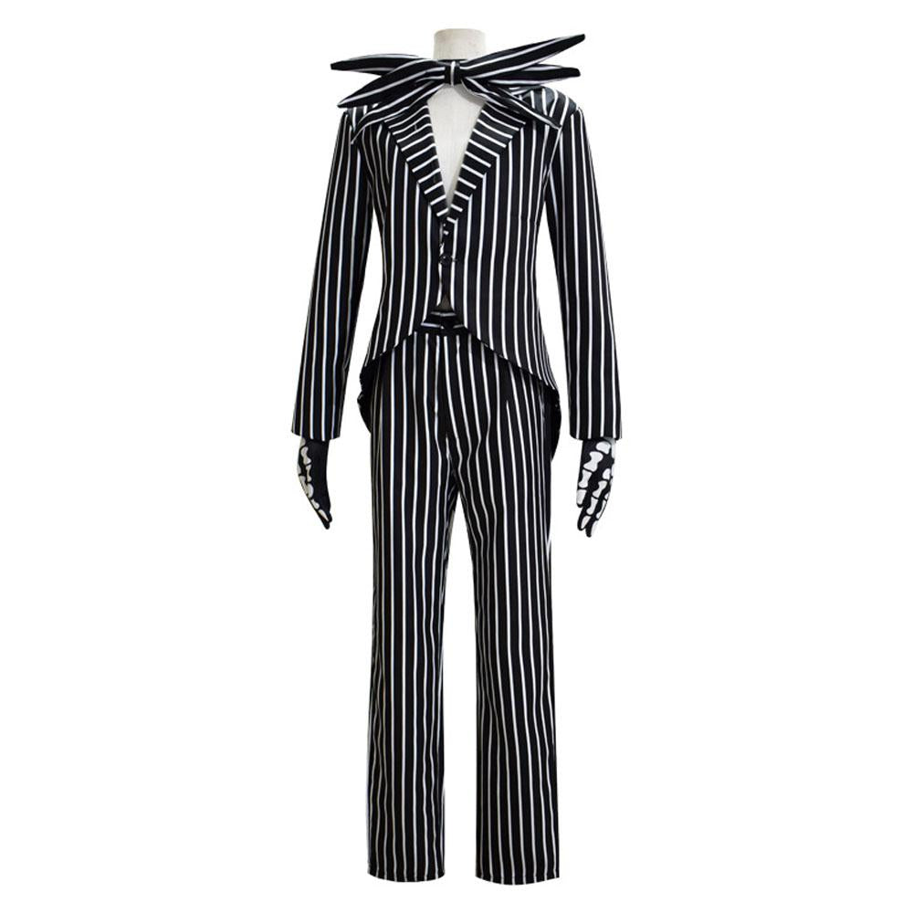 Jack Skellington Couples Costume Halloween Outfits Party Carnival Cosplay