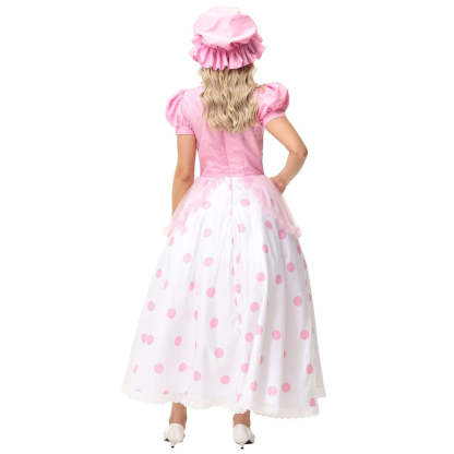 Toy Story 4 Little Bo Peep Cosplay Dress Halloween Costumes Outfit For Adult