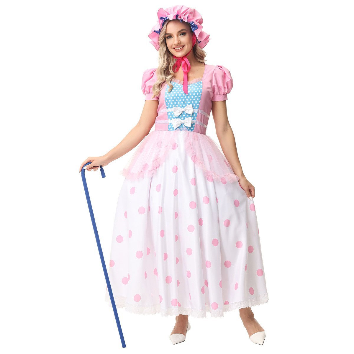 Toy Story 4 Little Bo Peep Cosplay Dress Halloween Costumes Outfit For Adult