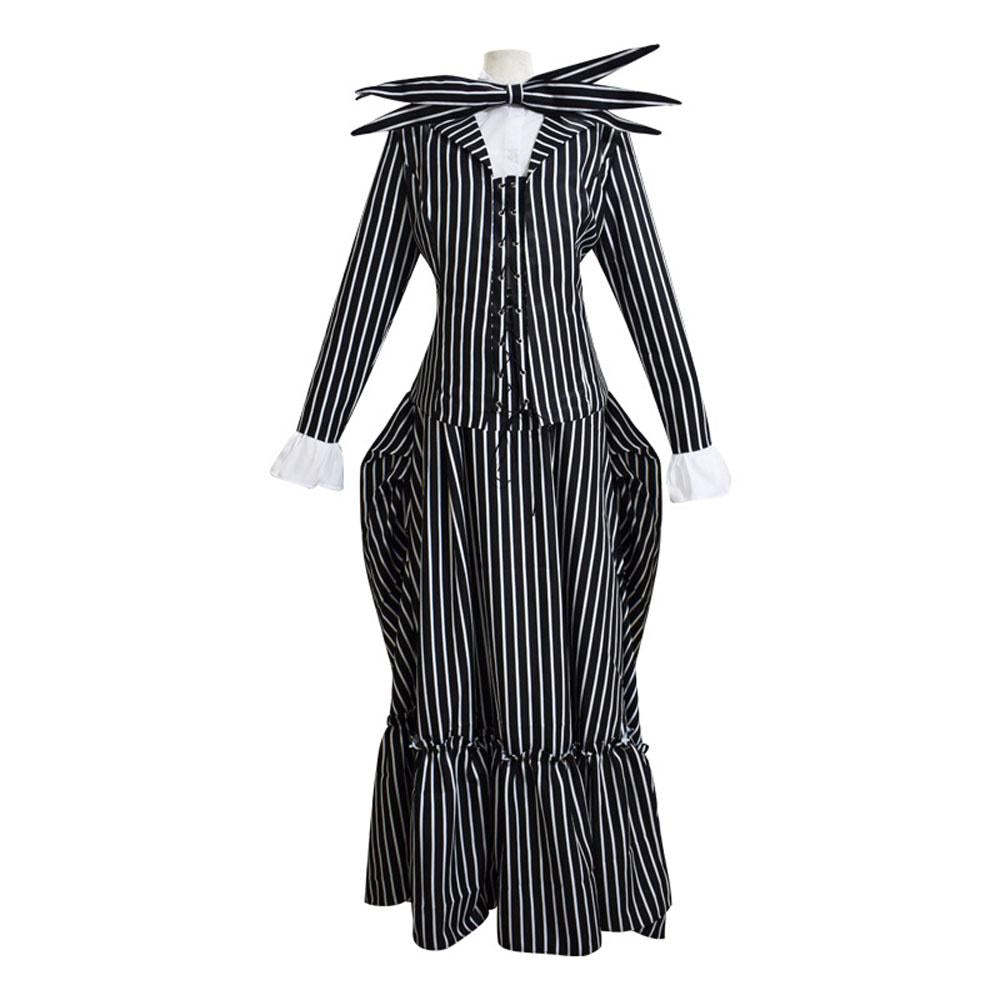 Jack Skellington Couples Costume Halloween Outfits Party Carnival Cosplay