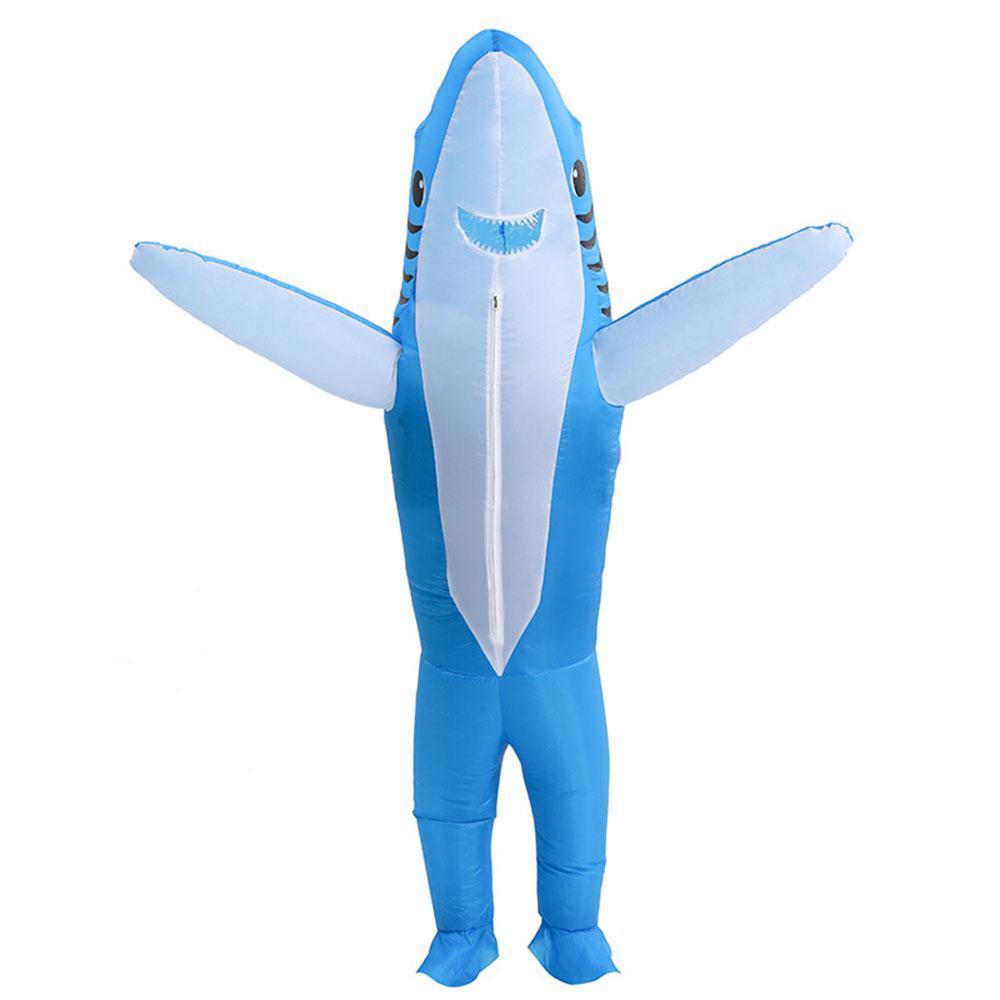 Funny inflatable shark costume Halloween Party for Adult Kids