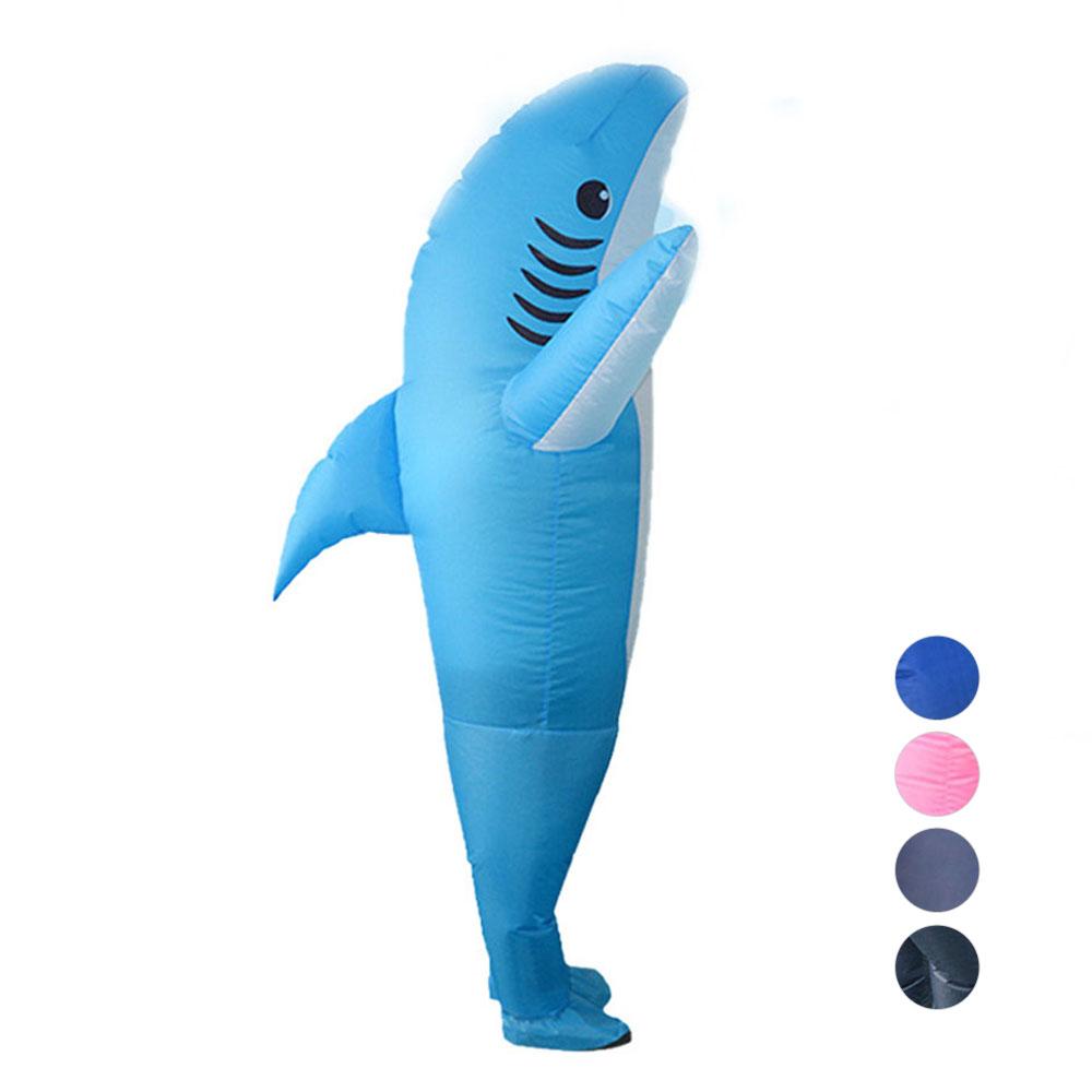 Funny inflatable shark costume Halloween Party for Adult Kids