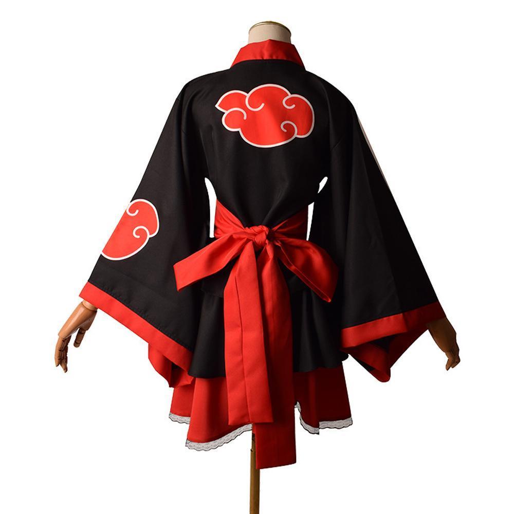 Uzumaki Kimono Anime Cosplay Costumes Akatsuki Roleplay Hokage Dress for Kids and Adult