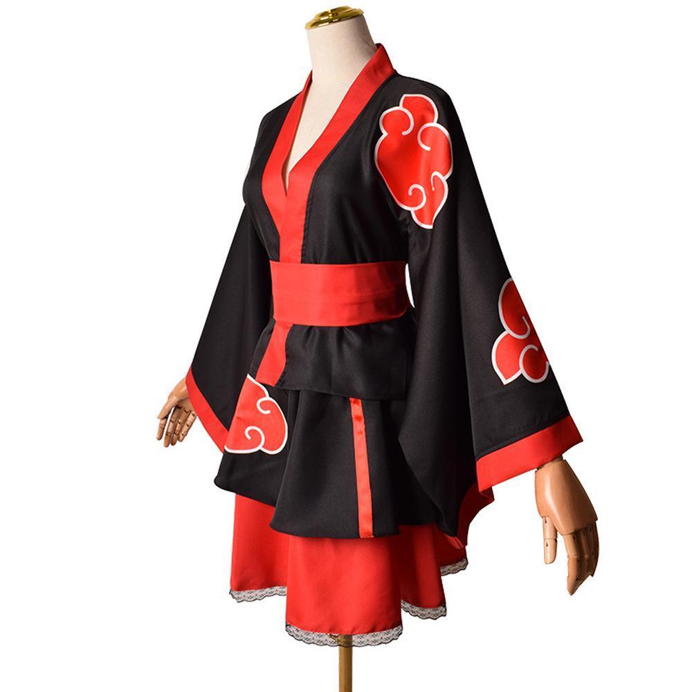 Uzumaki Kimono Anime Cosplay Costumes Akatsuki Roleplay Hokage Dress for Kids and Adult