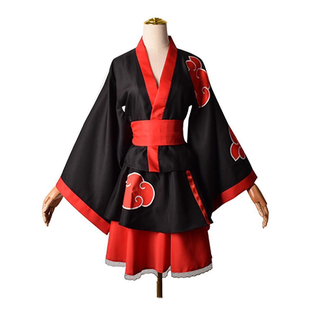 Uzumaki Kimono Anime Cosplay Costumes Akatsuki Roleplay Hokage Dress for Kids and Adult