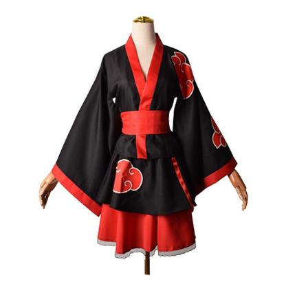 Uzumaki Kimono Anime Cosplay Costumes Akatsuki Roleplay Hokage Dress for Kids and Adult