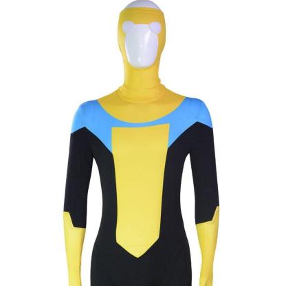 Mark Grayson Invincible Costume Bodysuit Zentai Hero Cloak Cosplay