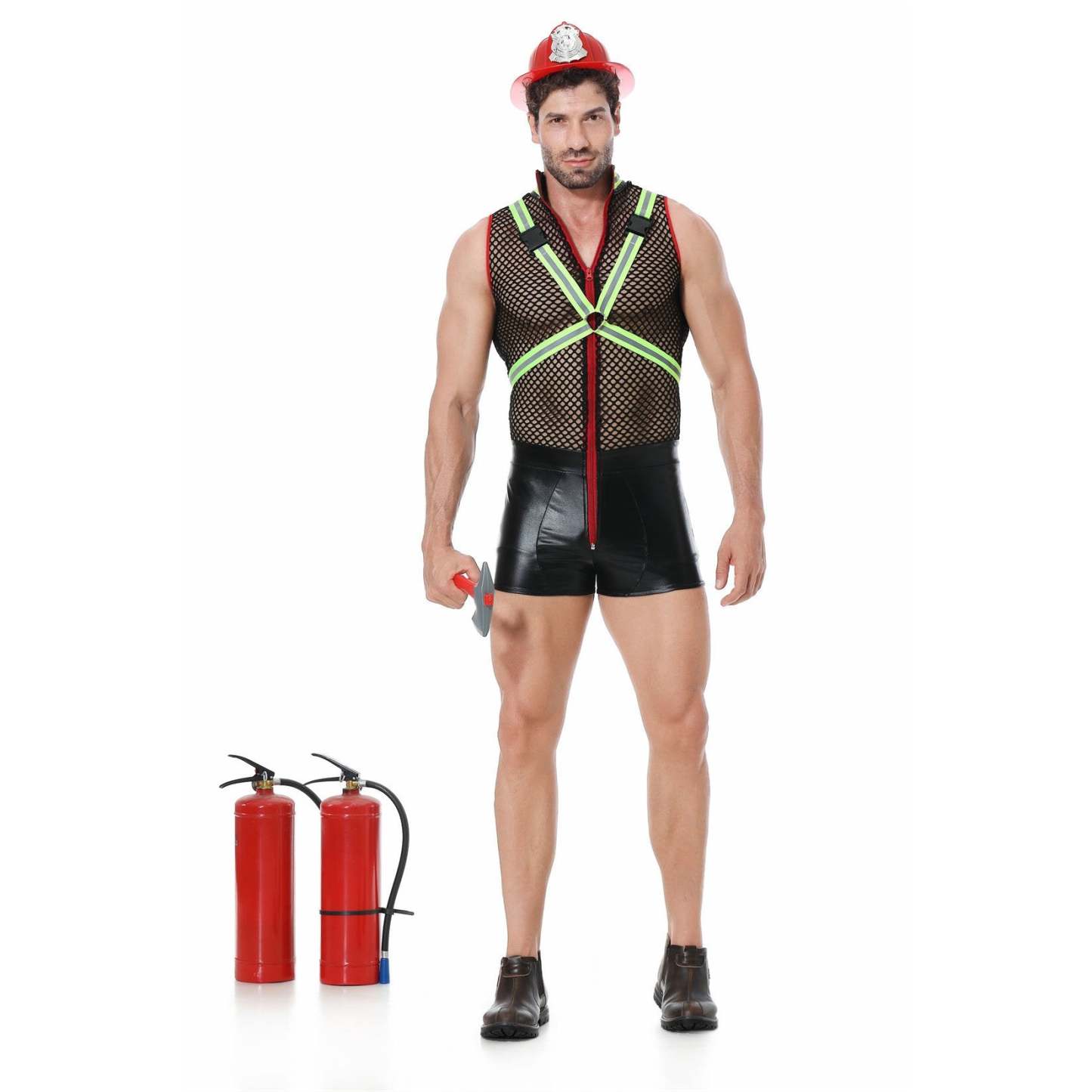 Stag Do Party Fancy Dress Costume Firemen Outfit for Men