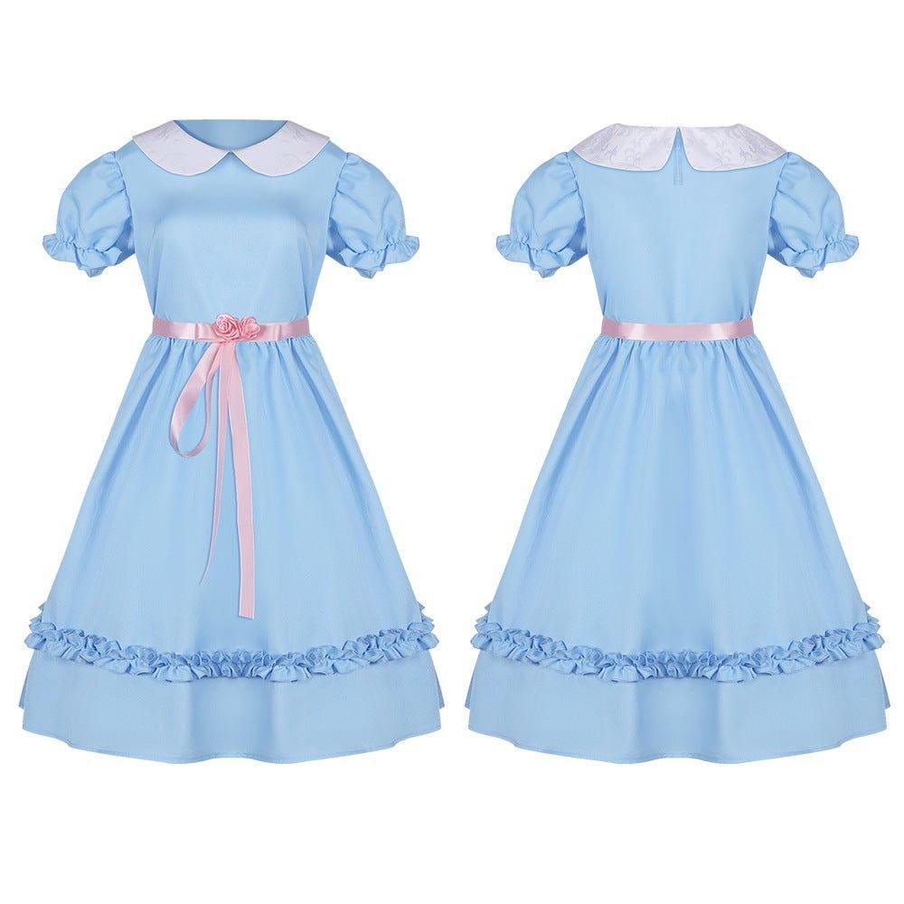 The Shining Twins Prom Dress Costume Cosplay Outfits Halloween Carnival Suit