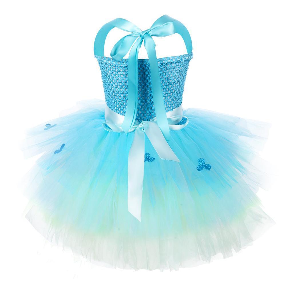 Trolls Girls gown Princess Poppy dress Birthday party ball