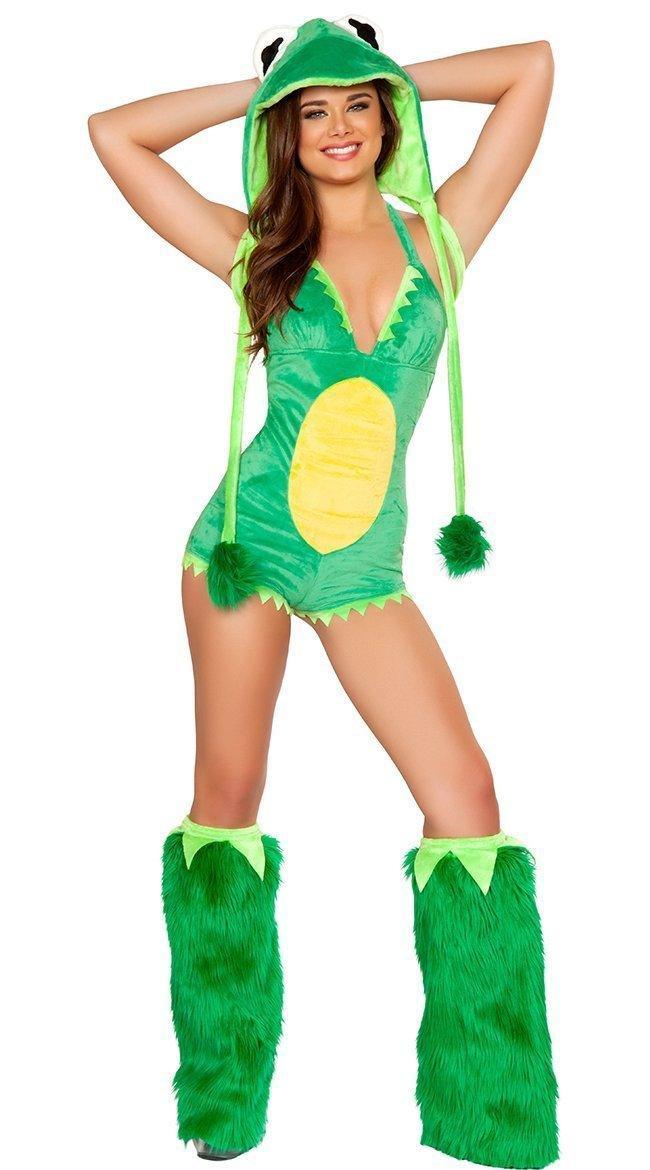 Women Halloween Frog Costume Cosplay Fancy Dress Animal Uniform