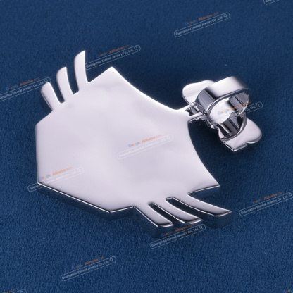 Custom S925 sterling silver VVSD moissanite cartoon pendant 2.5inch