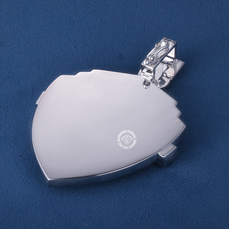 CUSTOM 3INCHES S925 SILVER TWO-TONE ICED OUT D VVS MOISSANITE DIAMOND “KW” LETTER RAPPER HIP HOP PENDANT 